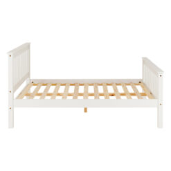 Monaco 4ft White High End Bed Frame