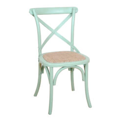 Green Crossback Dining Chair
