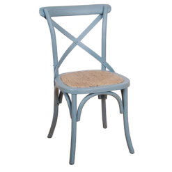 Grey Crossback Dining Chair
