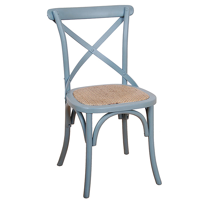 Grey Crossback Dining Chair