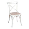 White Crossback Dining Chair
