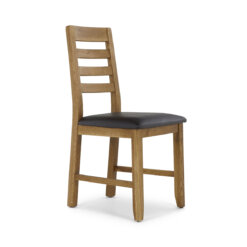 Edson Brown PU Dining Chair