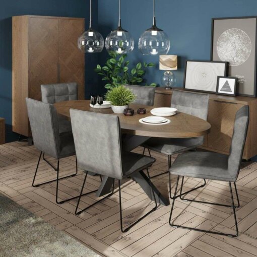 Ibra 2M Oval Dining Table