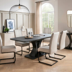 Daiva Charcoal 1.6M Extending Dining Table