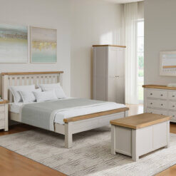 Alternative view of Doune Dressing Stool Taupe